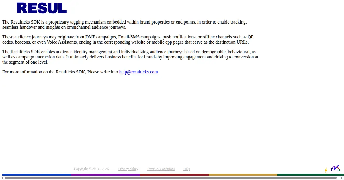 A picture of the homepage of resu.io