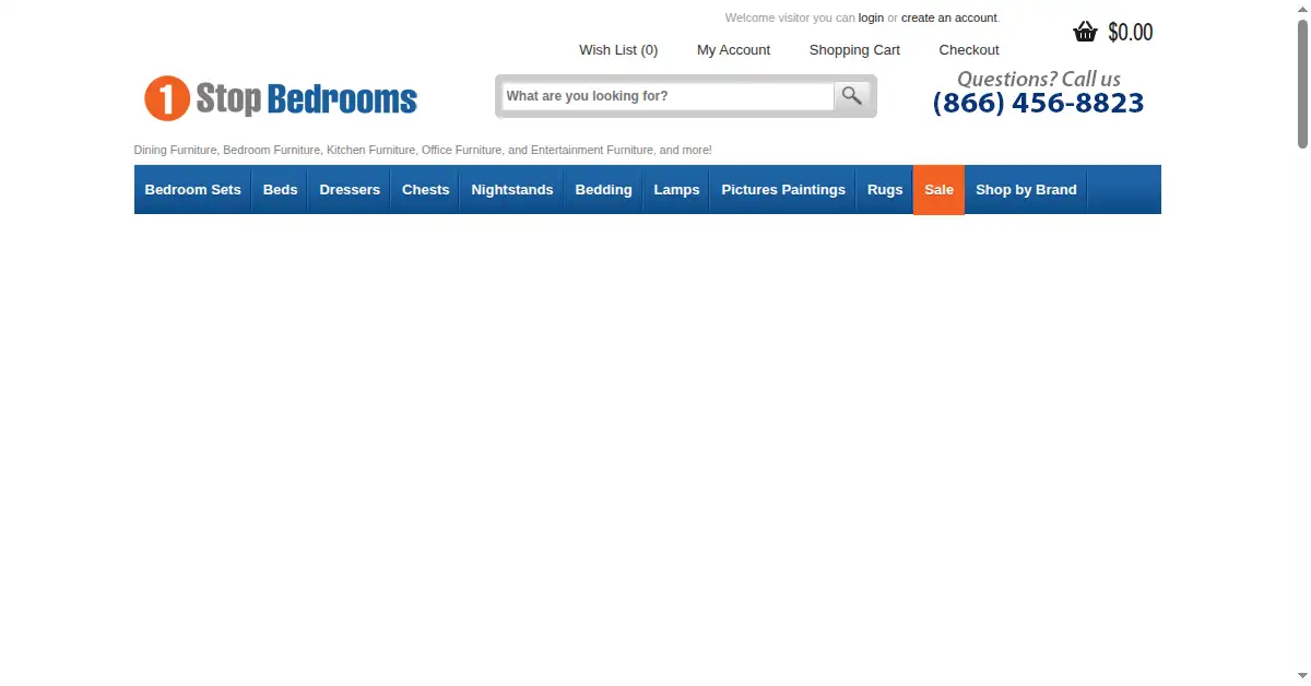 1stopbedrooms.com as the Internet Archive first saved it, 30 Nov 2013