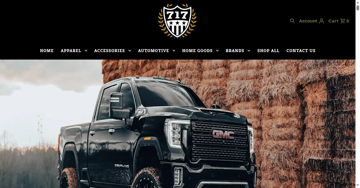 717supply.com as the Internet Archive first saved it, 14 Apr 2023