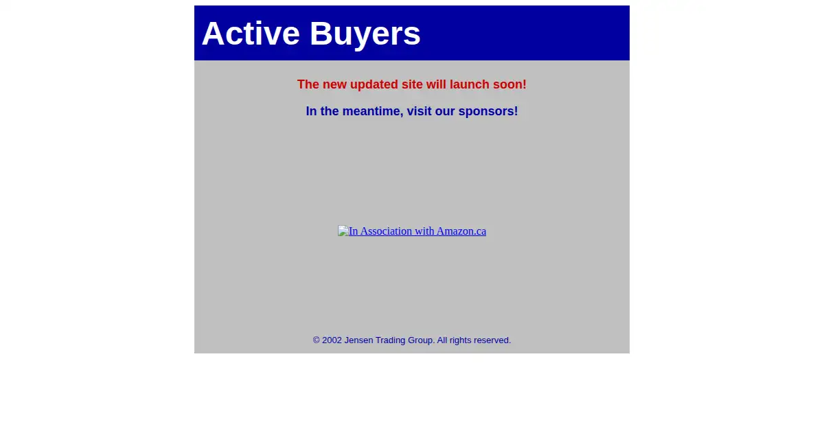acbuy.com as the Internet Archive first saved it, 21 Dec 2002