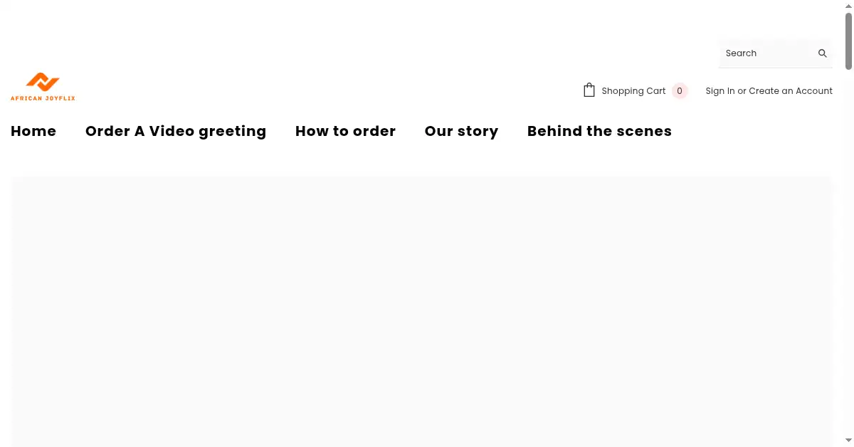 africanjoyflix.com as the Internet Archive first saved it, 1 Nov 2023
