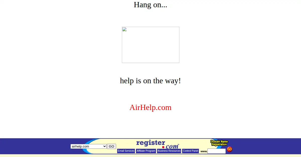 airhelp.com as the Internet Archive first saved it, 1 Feb 2001