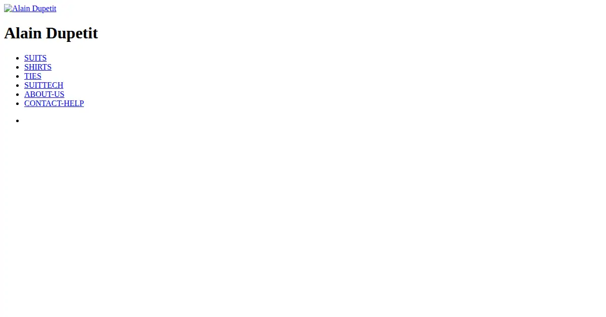 alaindupetit.com as the Internet Archive first saved it, 18 Sep 2015