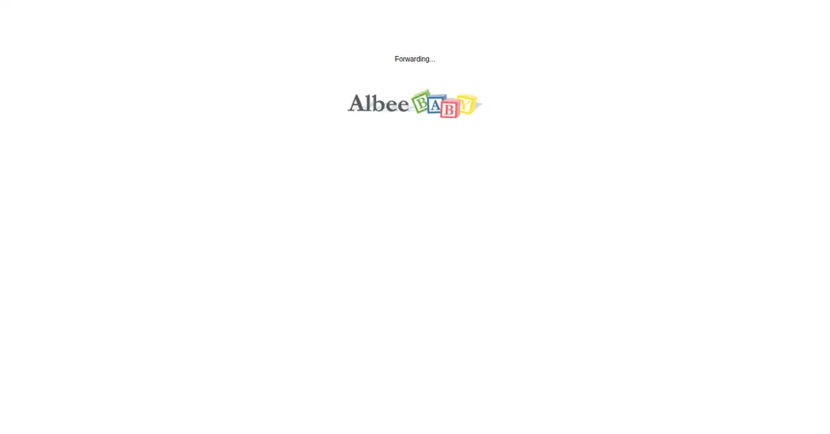 albeebaby.com as the Internet Archive first saved it, 12 Jan 2005
