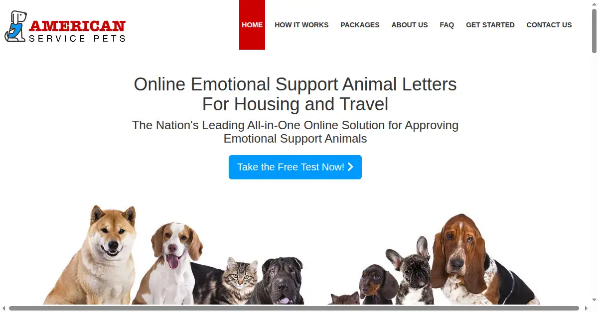 americanservicepets.com as the Internet Archive first saved it, 21 Aug 2018