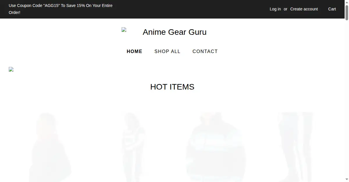 animegearguru.com as the Internet Archive first saved it, 14 Sep 2021