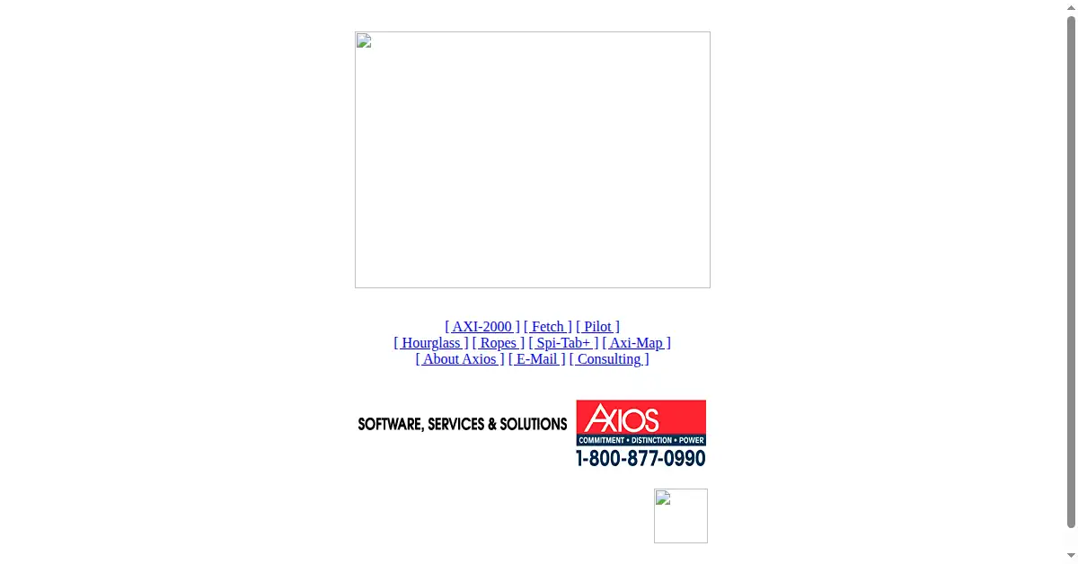 axios.com as the Internet Archive first saved it, 6 Feb 1998