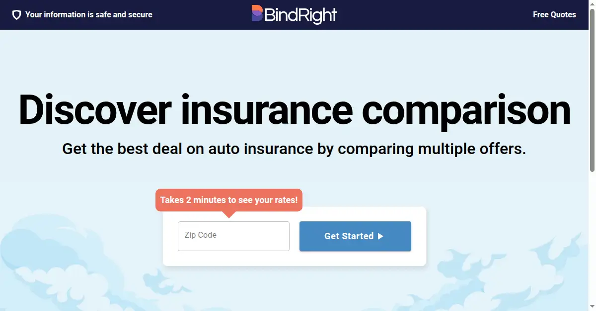 bindright.com as the Internet Archive first saved it, 16 Apr 2021