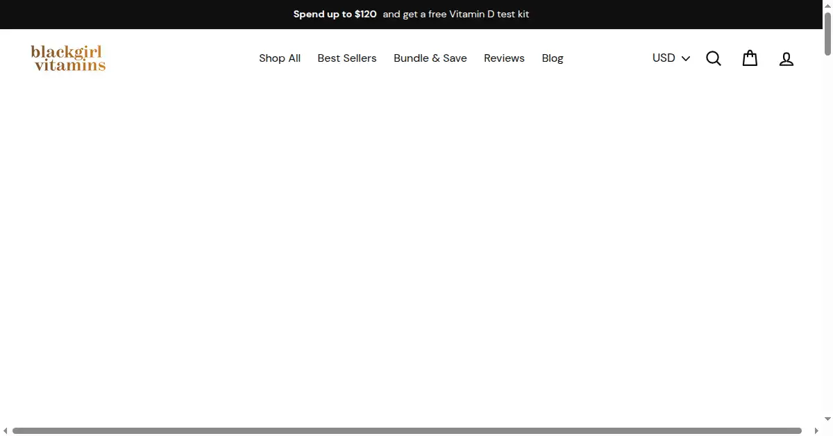 blackgirlvitamins.co as the Internet Archive first saved it, 21 Mar 2023