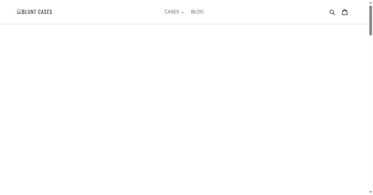 bluntcases.com as the Internet Archive first saved it, 13 Aug 2020