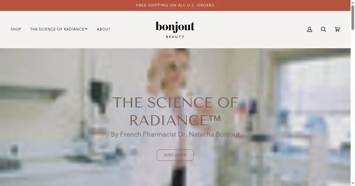 bonjoutbeauty.com as the Internet Archive first saved it, 24 May 2023