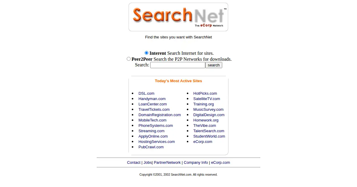 bookonline.com as the Internet Archive first saved it, 23 Jan 2002