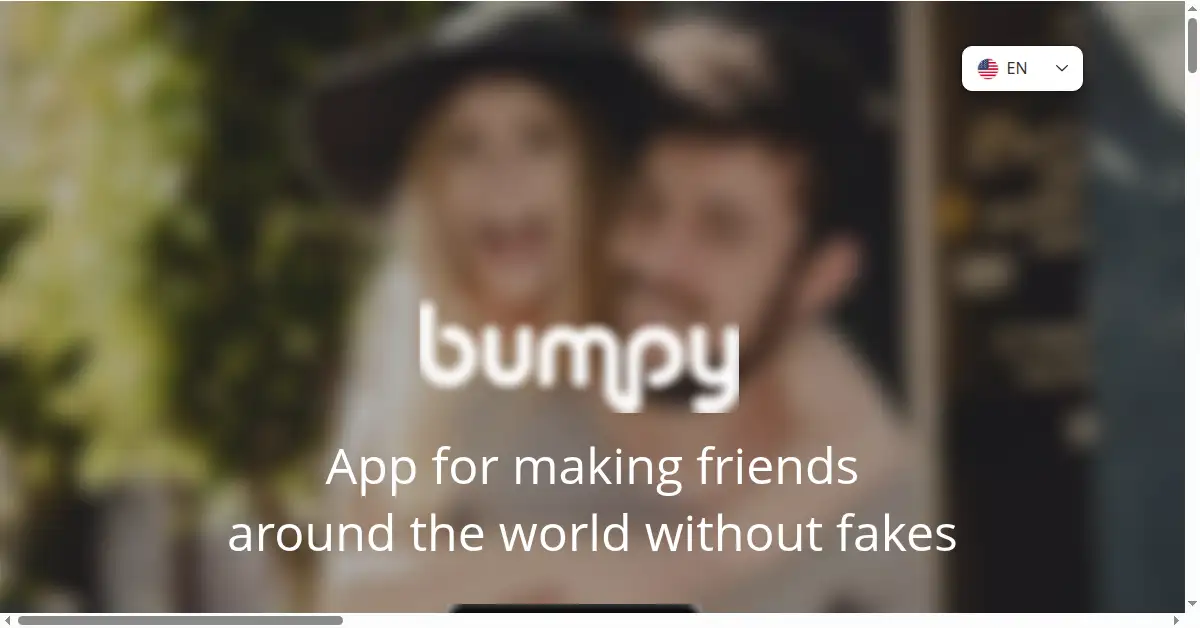 bumpy.app as the Internet Archive first saved it, 11 Feb 2022