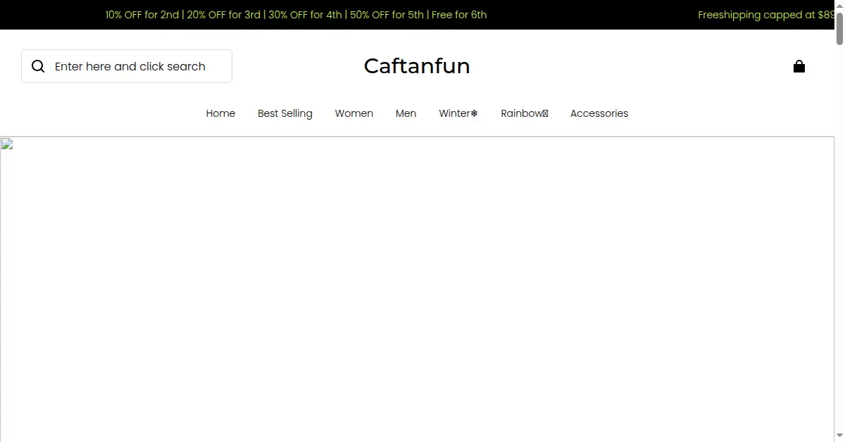 caftanfun.com as the Internet Archive first saved it, 2 Feb 2025