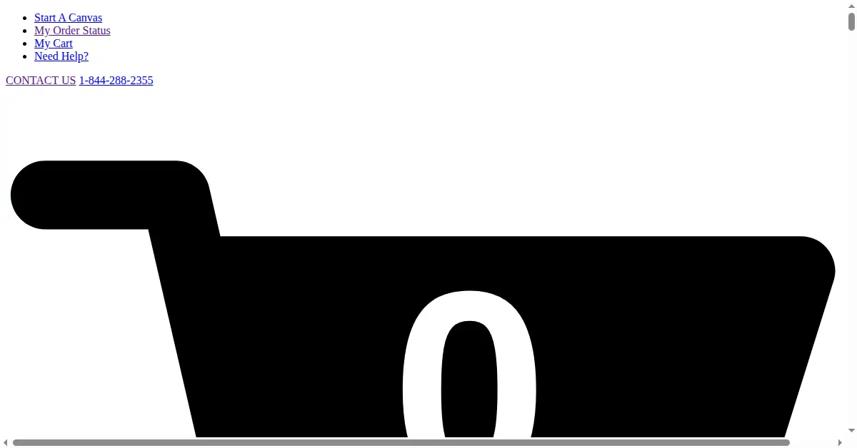 canvasonthecheap.com as the Internet Archive first saved it, 21 Jul 2019