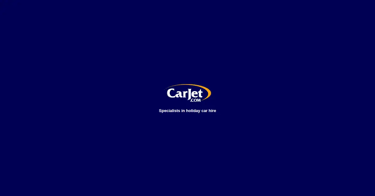 carjet.com as the Internet Archive first saved it, 16 Jan 2000