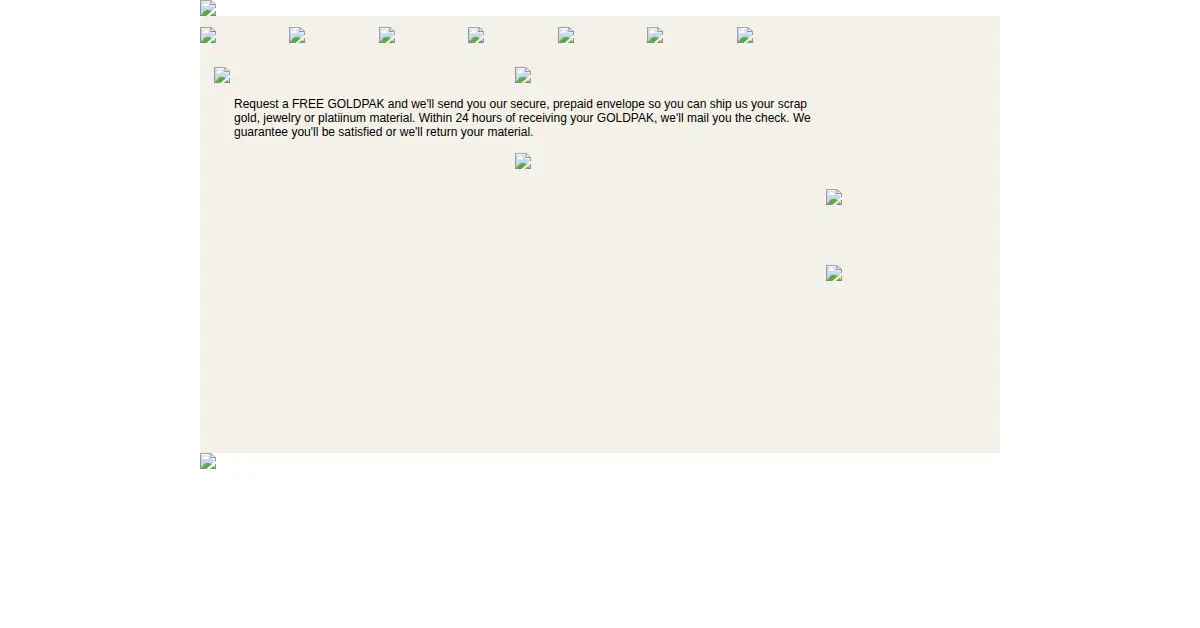 cashforgoldusa.com as the Internet Archive first saved it, 13 Dec 2007