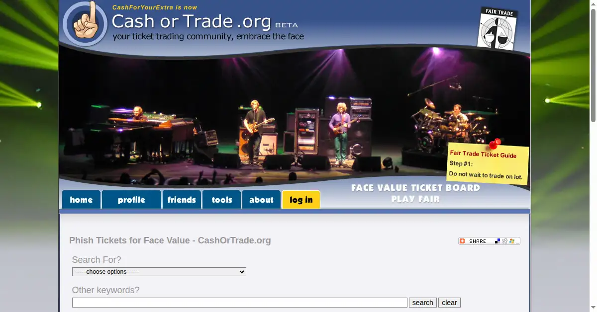 cashortrade.org as the Internet Archive first saved it, 9 Apr 2010