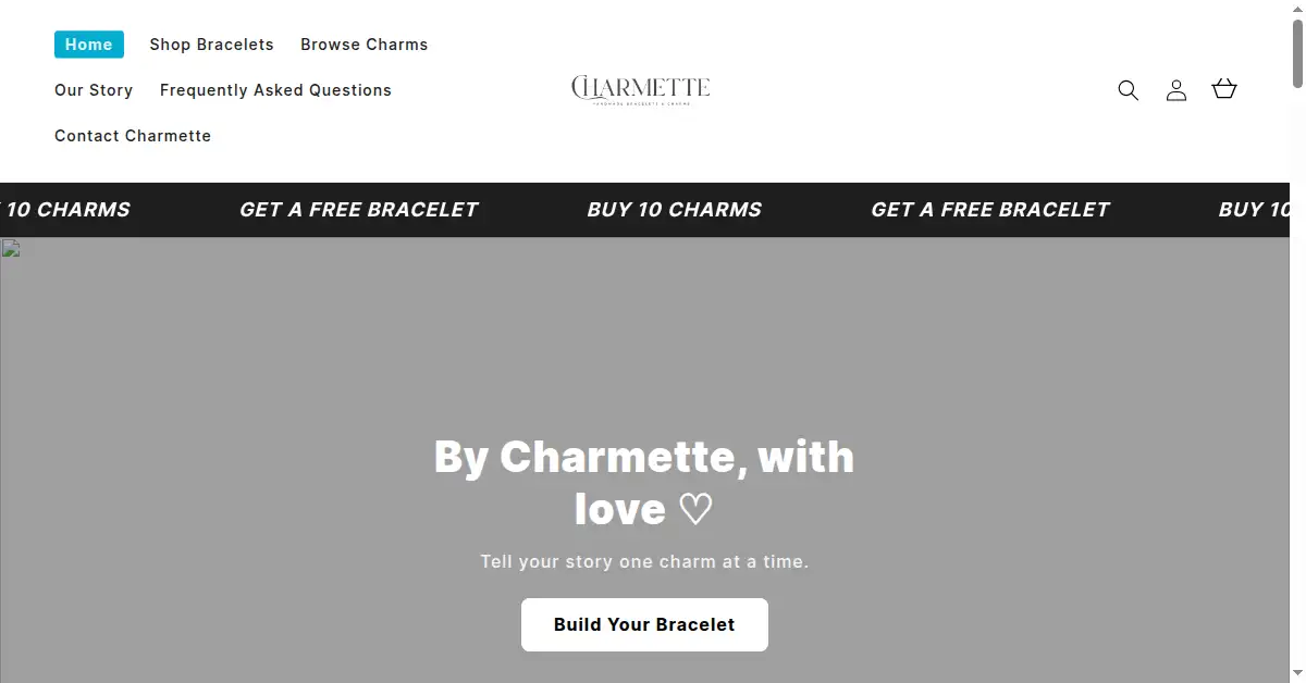 charmette.shop as the Internet Archive first saved it, 21 Jun 2025