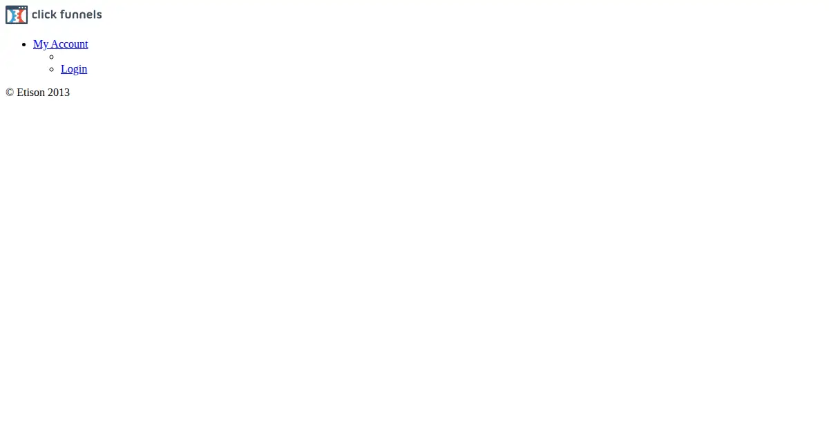 clickfunnels.com as the Internet Archive first saved it, 20 Dec 2013