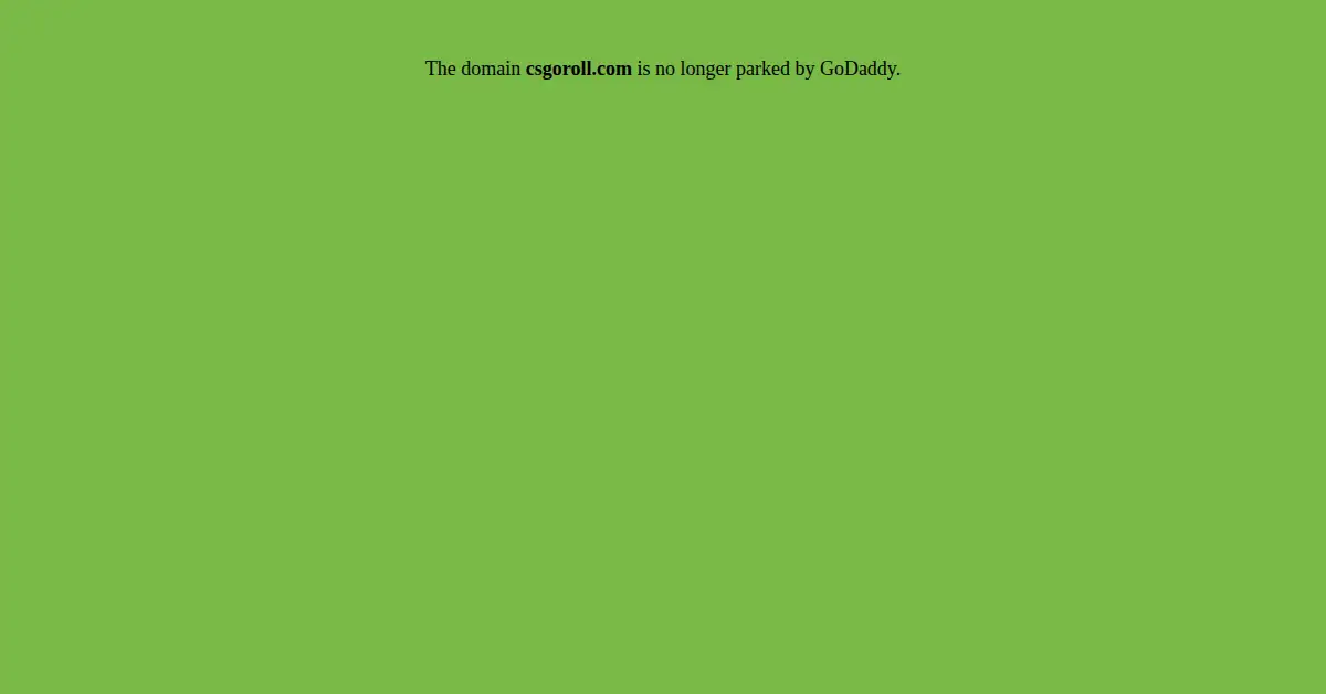 csgoroll.com as the Internet Archive first saved it, 2 May 2015