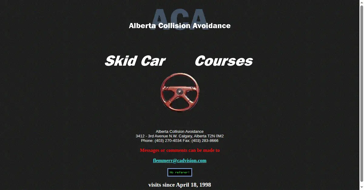 defensivedriving.com as the Internet Archive first saved it, 3 Dec 1998