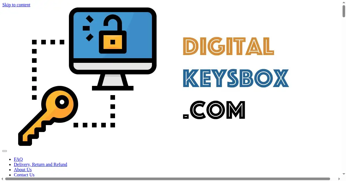 digitalkeysbox.com as the Internet Archive first saved it, 20 Jan 2021