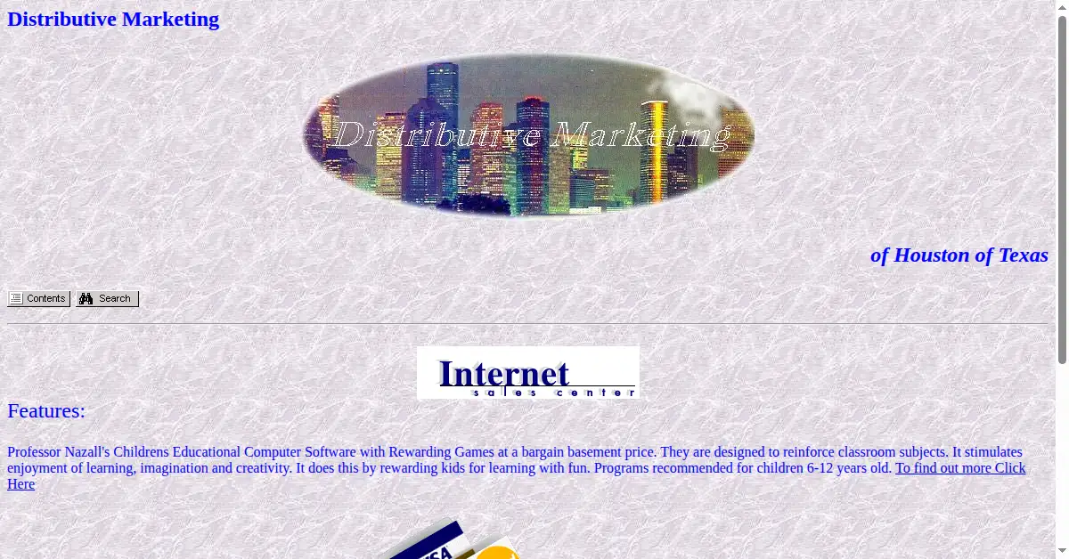 dmarket.com as the Internet Archive first saved it, 25 Jan 1999