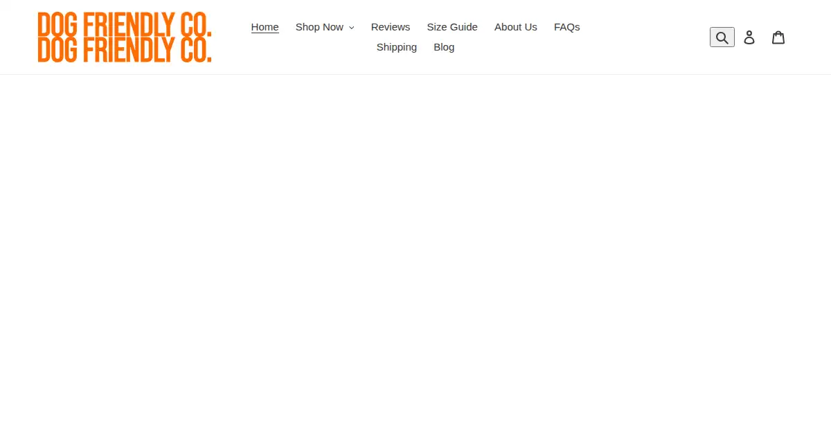 dogfriendlyco.com as the Internet Archive first saved it, 28 Feb 2021