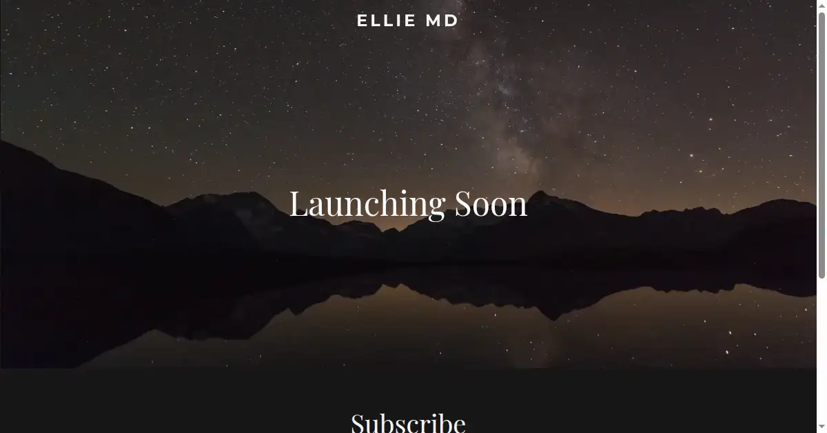 elliemd.com as the Internet Archive first saved it, 26 Apr 2024