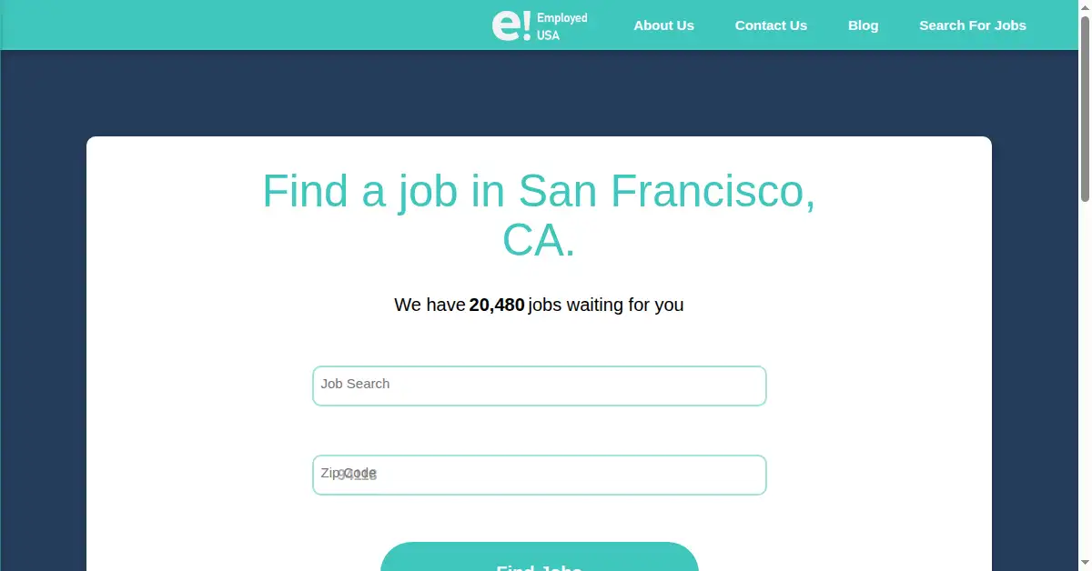 employedusa.com as the Internet Archive first saved it, 15 Nov 2021