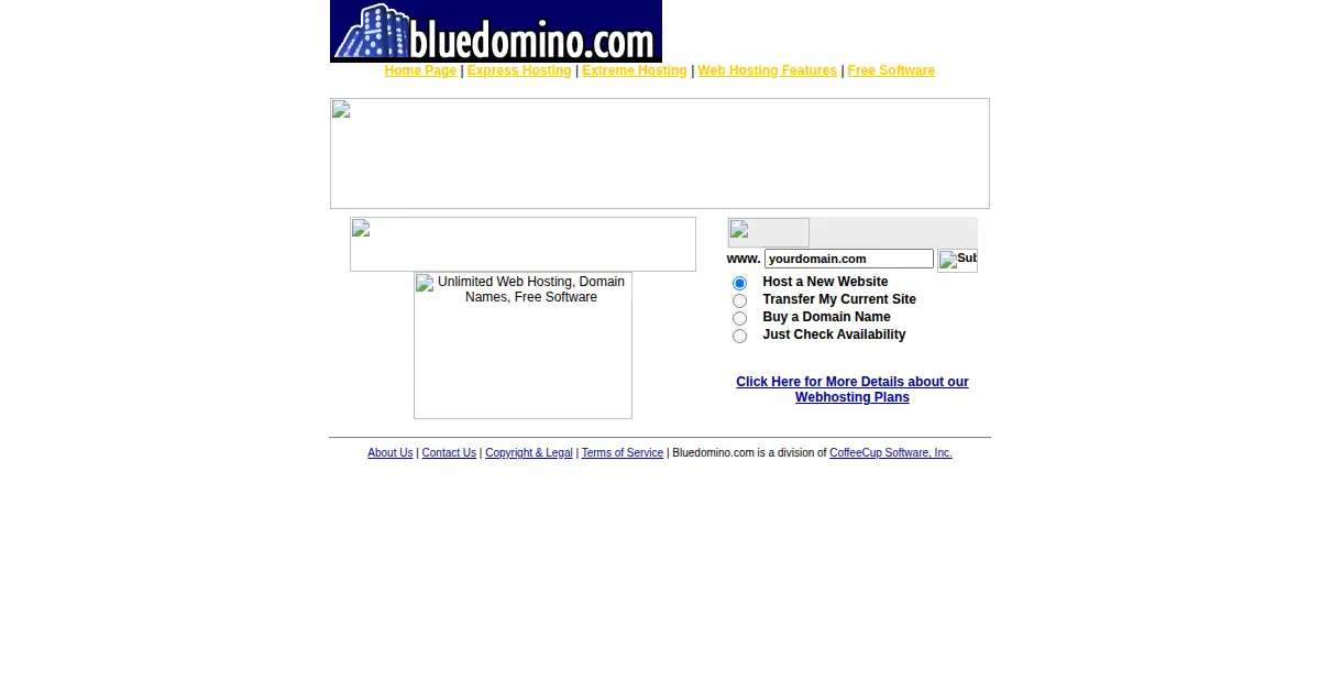 extern.com as the Internet Archive first saved it, 24 Jan 2003