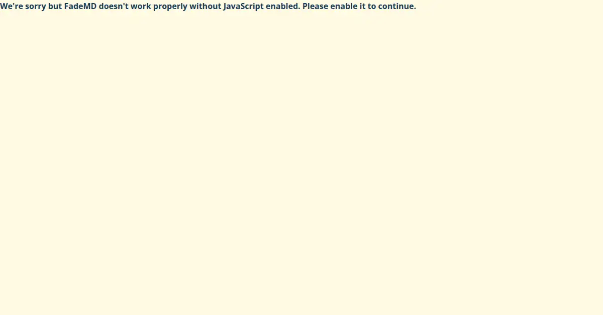 fademd.com as the Internet Archive first saved it, 5 Mar 2021