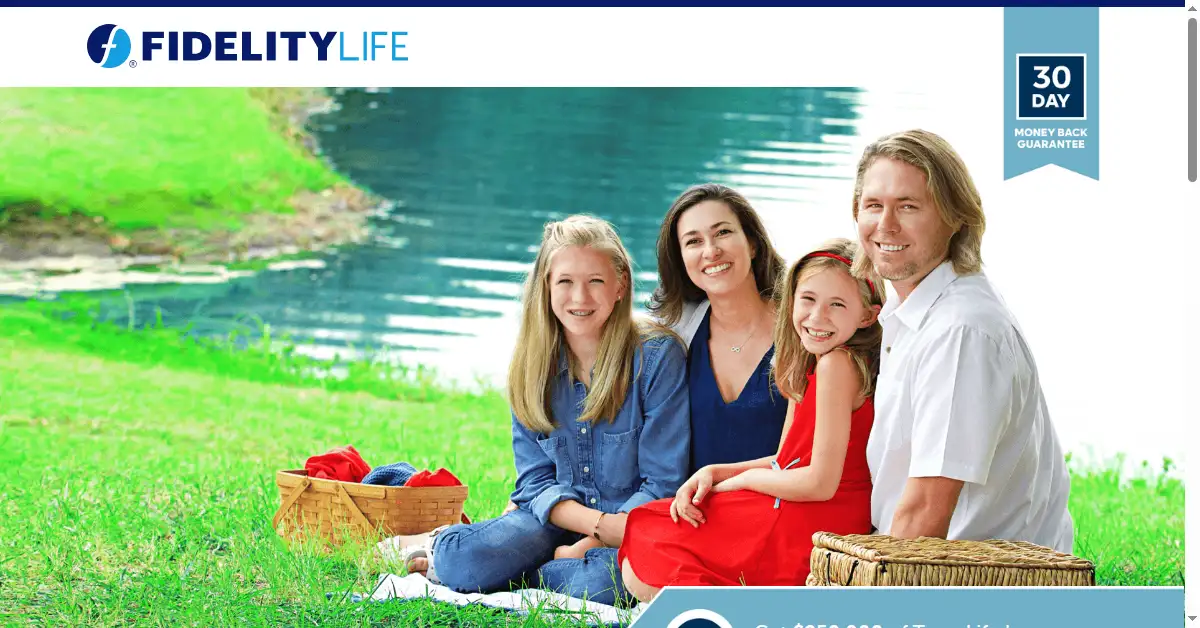 fidelitylifeinsurance.com as the Internet Archive first saved it, 14 Jan 2026