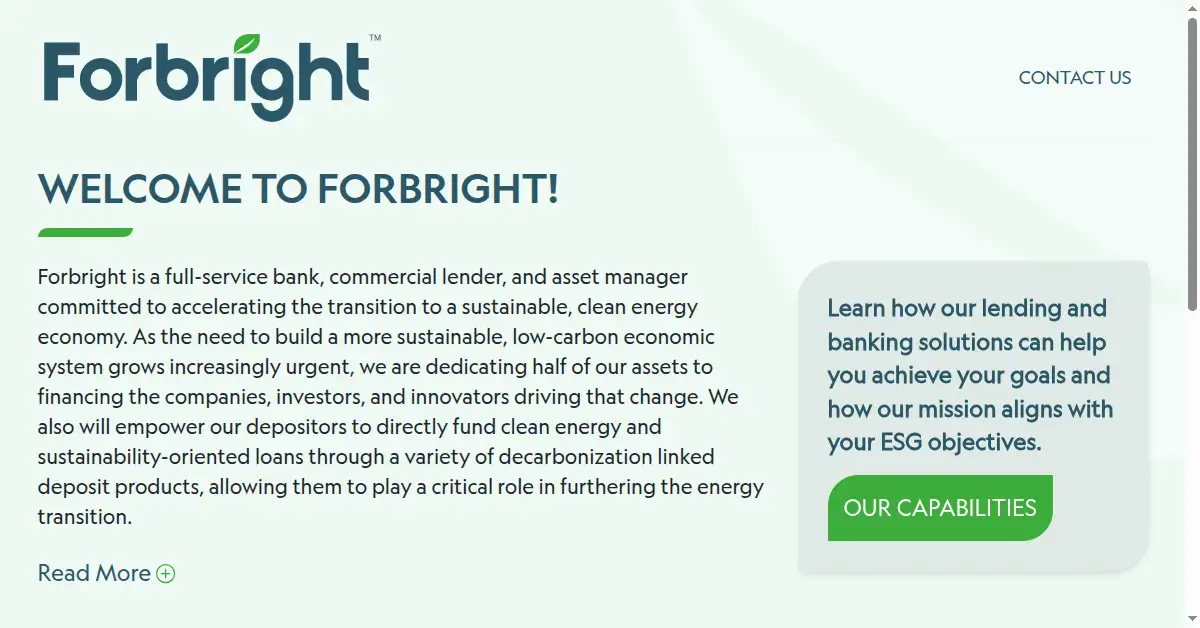 forbrightbank.com as the Internet Archive first saved it, 21 Sep 2021