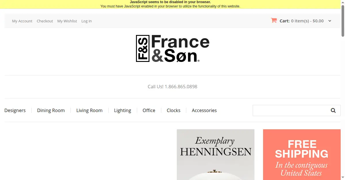 franceandson.com as the Internet Archive first saved it, 22 Dec 2013