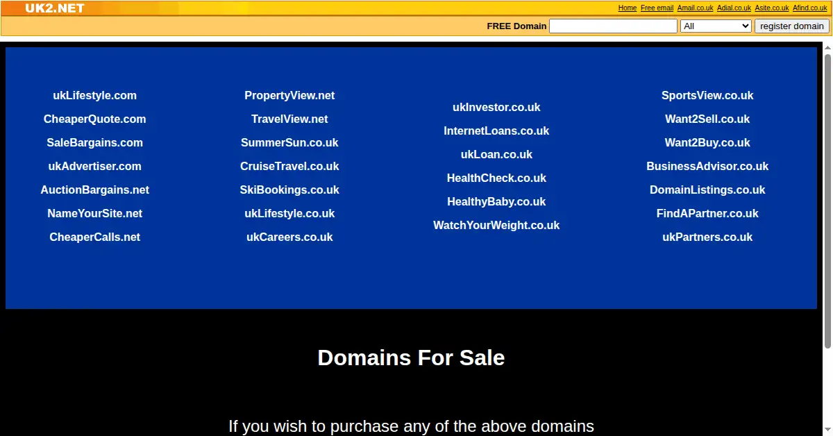 freeview.co.uk as the Internet Archive first saved it, 23 Feb 2001