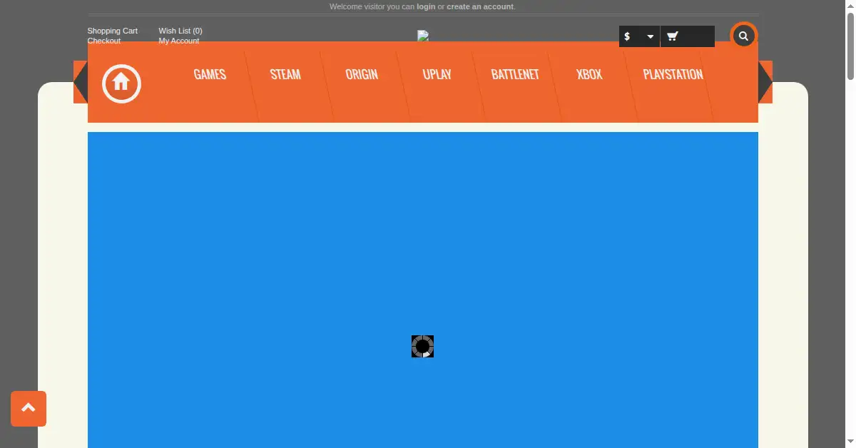 gamers-outlet.net as the Internet Archive first saved it, 22 Nov 2013