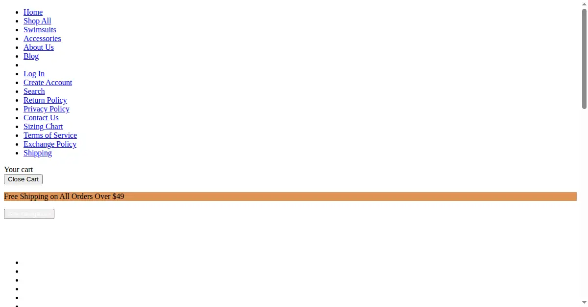 geodeswimwear.com as the Internet Archive first saved it, 13 Dec 2019