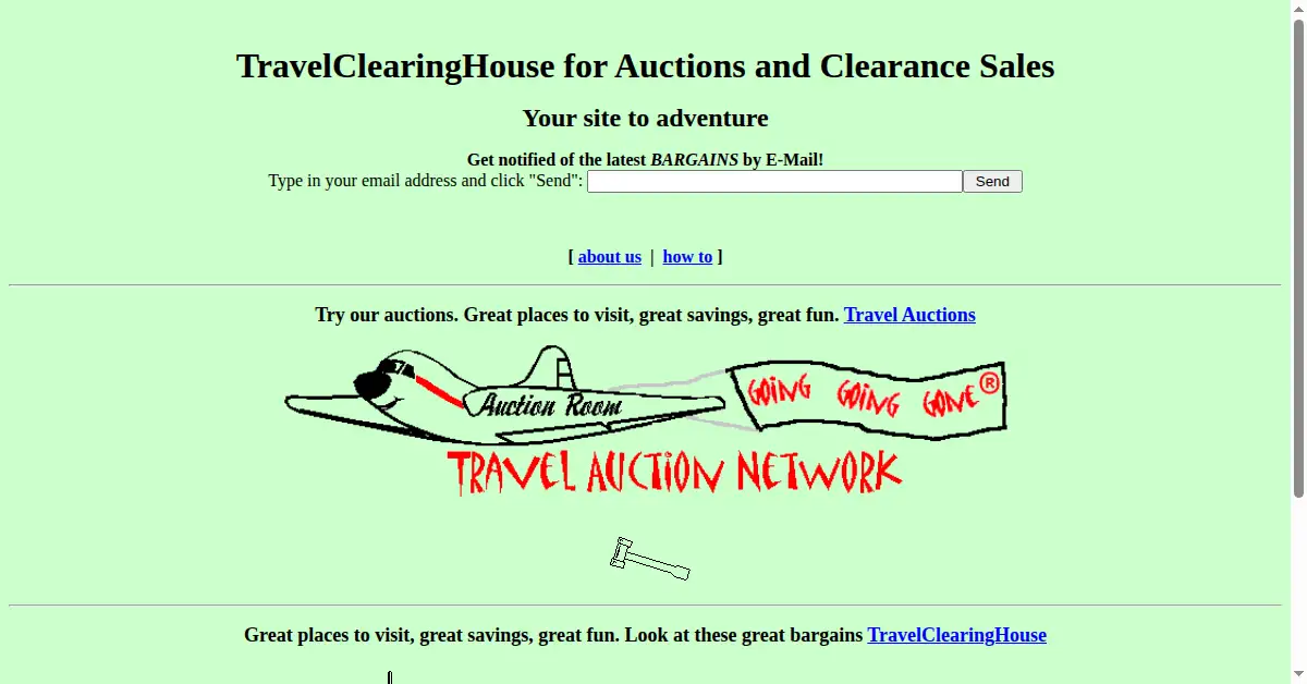 goinggoinggone.com as the Internet Archive first saved it, 27 Jan 1998