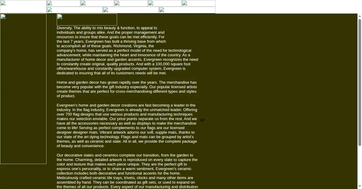goosecreek.com as the Internet Archive first saved it, 27 May 2002