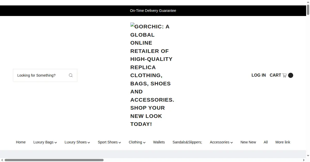 gorchic.com as the Internet Archive first saved it, 3 Apr 2024