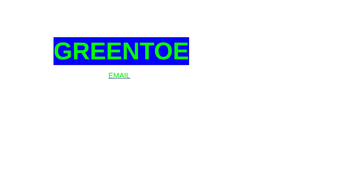 greentoe.com as the Internet Archive first saved it, 2 Apr 2006