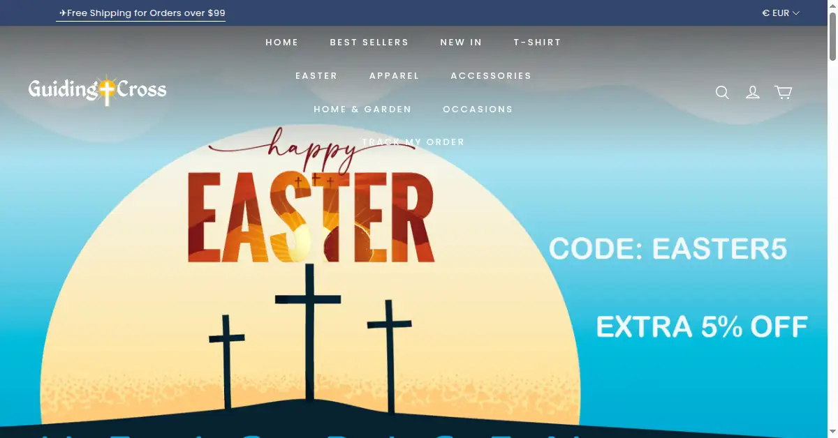 guidingcross.com as the Internet Archive first saved it, 27 Mar 2023
