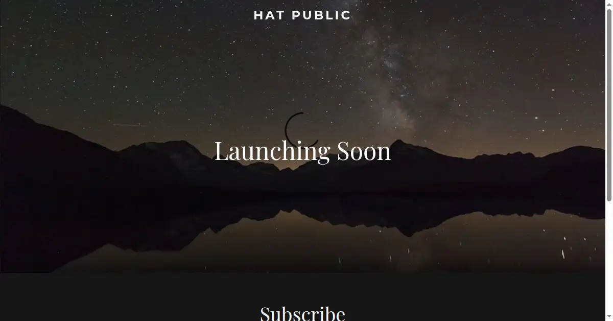 hatpublic.com as the Internet Archive first saved it, 10 Nov 2024