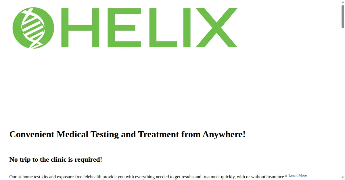 helixvm.com as the Internet Archive first saved it, 1 Mar 2021