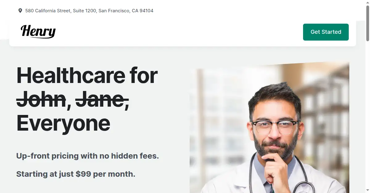 henrymeds.com as the Internet Archive first saved it, 21 Jun 2022