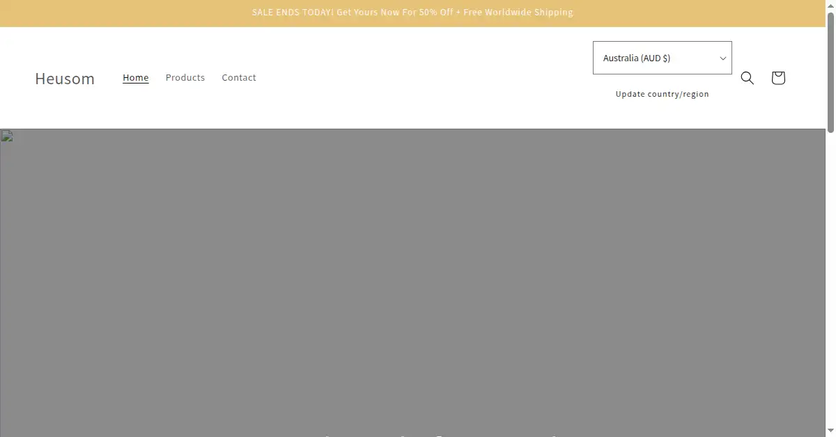 heusom.com as the Internet Archive first saved it, 17 Apr 2024
