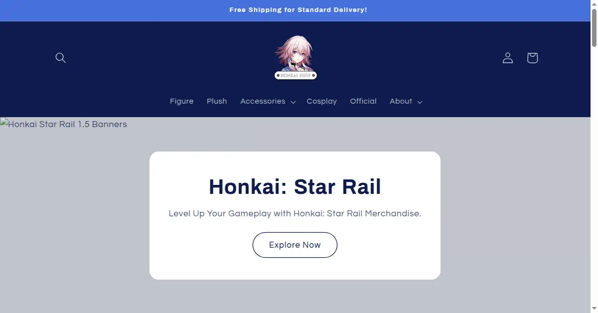 honkai.shop as the Internet Archive first saved it, 1 Dec 2023