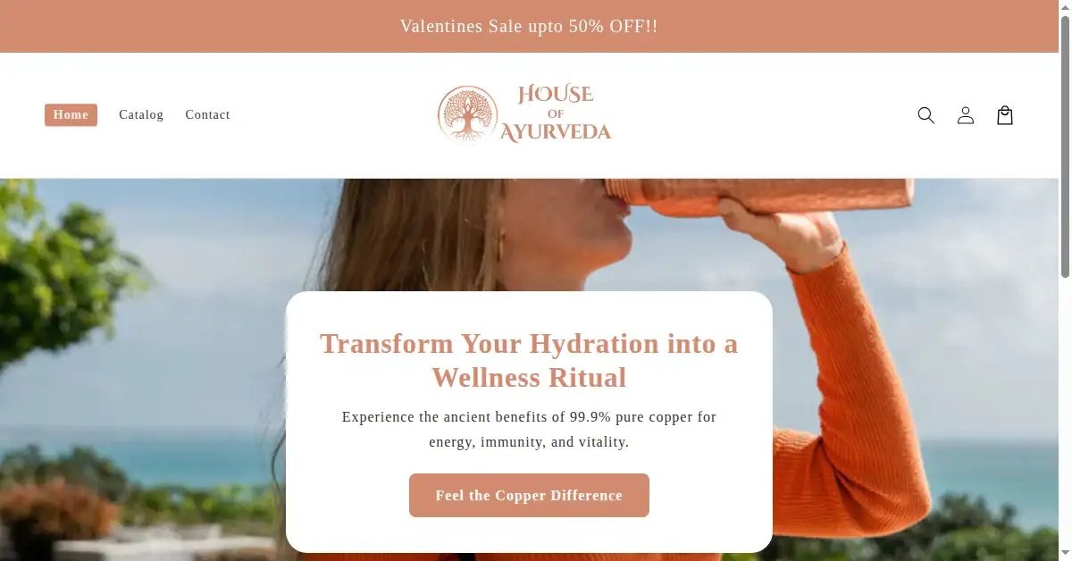 houseofayurveda.co as the Internet Archive first saved it, 25 Jan 2025